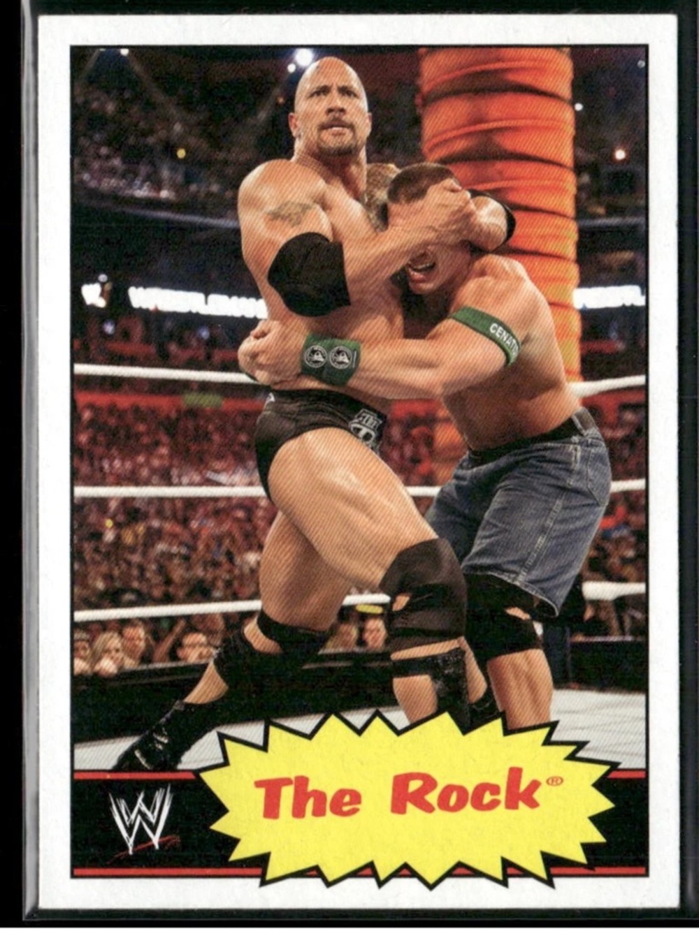 🔥NOW $1🔥 The Rock Dwayne Johnson 2012 Topps Heritage WWE Wrestling Card